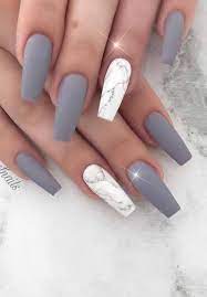 46 Splendid Matte Nail Design Ideas Try For You Gel Nails Matte Nails Design Marble Acrylic Nails
