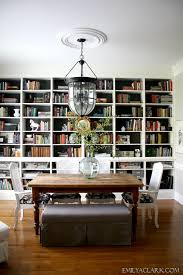 That's why it's a good idea to come up with some creative solution to organize a compact home office in a living room, a dining room, a kitchen or even in a closet. Our Office Turned Back To Dining Room And Office Emily A Clark