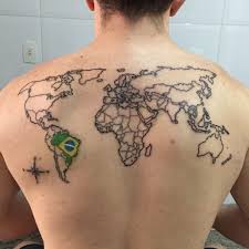 Let S Play War Valeu Wesleytattoostudio Ficou Show De Bola Worldmaptattoo Roseofwinds Tatoo Brasil Brazil Love Instagood Me Sm Tattoos Pinte