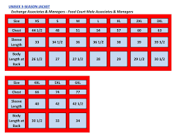 Tops Size Chart Rldm