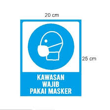 Semua orang wajib menggunakan masker ketika berkegiatan ke luar rumah, ungkap anies, kamis (9/4/2020). Jual Produk Kawasan Wajib Pakai Masker Termurah Dan Terlengkap Desember 2020 Bukalapak