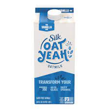Silk Vanilla Oat Milk 0 5gal Oats Oat Milk Milk Packaging