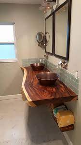 Maybe you would like to learn more about one of these? Custom Live Edge Slab Wood Floating Bathroom Vanity Floating Bathroom Vanities Wood Bathroom Vanity Wooden Bathroom