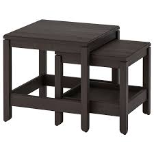 Havsta Satztische 2 St Dunkelbraun Ikea Deutschland In 2020 Satztische Wohnzimmertische Skandinavisches Design