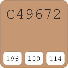 C49672 رنگ ها و بندی کد Hex