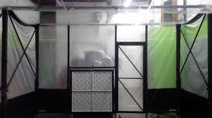 Dominty portable airbrush paint spray booth kit w/turn table extension hose powerful fan for toy parts model. Process Retractable Paint Booth