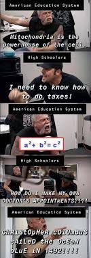 American Education System Th Cf Cell Ed To Know How T Ap Taxes American Education System High Schoolers Americen Education Killed The Dlue On