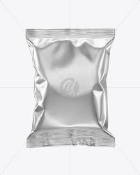 Download Matte Metallic Snack Package Mockup In Bag Sack Mockups On Yellow Images Object Mockups Yellowimages Mockups