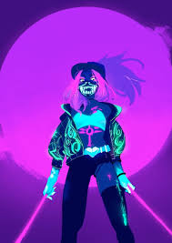 K Da Akali An Art Print By Candice Chen Champions League Of Legends League Of Legends Characters League Of Legends