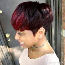 I received so many compliments from men and women. Amazon Com Short Burgundy Pixie Cut Hair Wigs For Women Short Wigs For Black Women Hairstyles For Women Natural Short Wig Cosplay Wig Short Hairstyles For Women Beauty