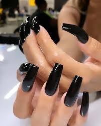 631 x 634 jpeg 60 кб. 23 Black Acrylic Nails You Need To Try Immediately Stayglam