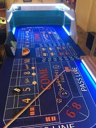 Custom Craps Table Backboard W Aluminum Channels Chip Tray Etsy Craps Led Strip Lighting Strip Lighting
