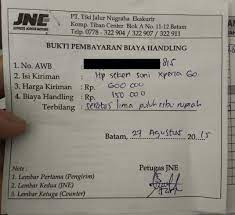 Contoh format penulisan alamat pengirim paket: Pengalaman Kirim Smartphone Atau Hp Lewat Jne Kasurnet Com