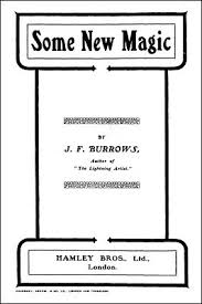 Some New Magic by J. F. Burrows