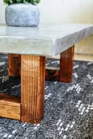 How To Make A Diy Feather Finish Concrete Table For Your Back Porch This Outdoor Coffee Table Is Gorgeous In 2020 Coffee Table Outdoor Coffee Tables Diy Outdoor Table