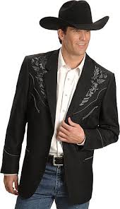 Pfi western store is a cowboy's best friend. Scully Embroidered Sport Coat Black With Charcoal Men S Western Suit Coats Suit Pants Sport Coats Blazers Western Suits Mens Western Suits Mens Western Wear
