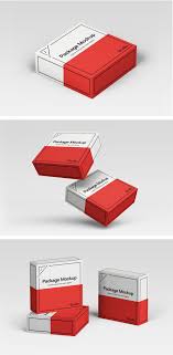 Package Box Mockup Scene Set Box Mockup Box Packaging Packaging