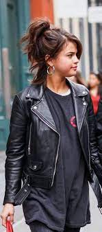Winter Outfit Ideas With Black Leather Jacket For Women Styledme Leather Jackets Women Winter Outfits Womens Black Jacket