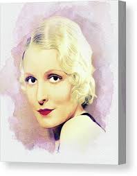 Miriam Jordan, Movie Legend Canvas Print