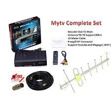 Bagaimanakah saya mendapatkan set dekoder percuma? Ready Stock Mytv Full Complete Set Decoder Antenna Cable Shopee Malaysia