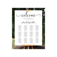 wedding seating chart sign wedding seating chart template editable wedding seating chart poster alphabetical instant download