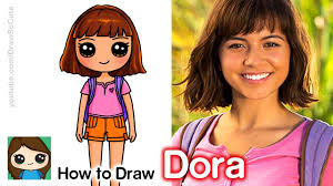 In dora and the lost city of gold, the title character will be just entering high school, so she's a bit older than she is in the nickelodeon cartoon. How To Draw Dora The Explorer The Lost City Of Gold Youtube
