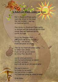 Keeps the shrink (!) in jeffrey's bay. Afrikaans Poems