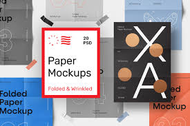 Download Folded Paper Mockups On Behance