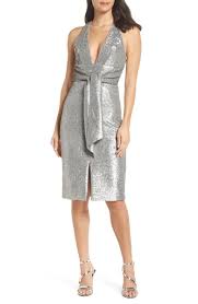 Free Shipping And Returns On Harlyn Plunge Neck Sequin Dress At Nordstrom Com Allover Sequins Sparkle And Shine On A Sh Dresses Plunge Wrap Dress Sequin Dress