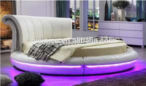 Betten bett 2 x nachttische doppelbett barock rokoko. Bisini Weiss Leder Led Runde Bett Luxus Led Runde Bett Buy Weiss Runde Bett Led Runde Bett Moderne Runde Bett Product On Alibaba Com