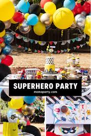 Birthday Party For 3 Year Old Boy Near Me Lightning Bolt Inspired Superhero Party 4th Birthday Party For Boys Birthday Themes For Boys 3 Year Old Birthday Party Boy