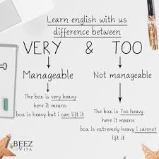 Maybe you would like to learn more about one of these? Beez Vita Difference Between Very And Too
