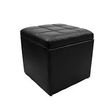 Benches entryway benches footstools glider ottomans ottomans poufs sleeper ottomans storage benches storage ottomans vanity stools abaca acrylic burlap canvas chenille cloth cotton fabric faux fur faux leather faux suede. Magshion Unfold Leather Storage Ottoman Bench Footstool Cocktail Seat Coffee End Table Square Black Buy Online In Antigua And Barbuda At Antigua Desertcart Com Productid 20005863
