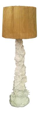 See more ideas about tall lamps, lamp, modern lamp. Large Very Unique Coastal Coral Seaside Clamshell Tall Floor Lamp W Shade Chairish