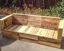Half the 2 x 4 should extend out the end. Pallet Sofa Set For Outdoor Pallet Furniture Diy Pallet Outdoor Pallet Furniture Outdoor Pallet Patio Furniture