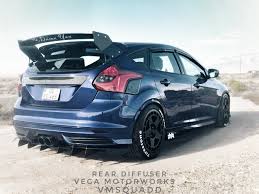 Focus St Diffuser V1 Vega Motorworks Ford Focus St Ford Focus Hatchback Ford Focus
