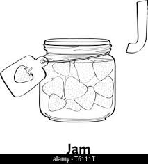 Learn the letter a | alphabet jam | literacy song | pevan and sarahfor more videos, head to our website: . Jam Vector Alphabet Letter J Coloring Page Stock Vector Image Art Alamy