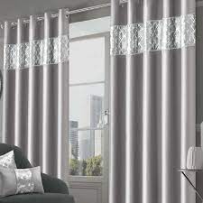 Discover our huge range of grey curtains at very.co.uk. Shimmer Bedroom Collection Silver Eyelet Curtains Harry Corry Limited