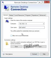 How To Enter Remove Domain In Remote Desktop Connection