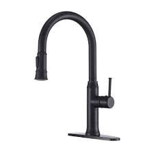 All of the kitchen faucets listed on this page are avaibale in oil rubbed bronze, a very popular finish that you will surely love. Hotis Modern Farmhouse Stainless Steel Single Hole Pull Down Bronze Kitchen Faucet Oil Rubbed Bronze Kitchen Sink Faucet With Deck Plate