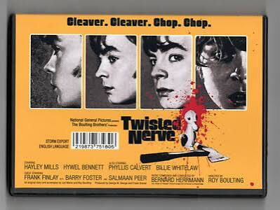 TWISTED NERVE (1968) Controversial British Thriller w/ Haley Mills in  English | eBay