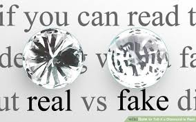 A real diamond can disperse the heat that your breath gives off right way, while a fake diamond will fog for a couple seconds. Wikihow To Tell If A Diamond Is Real å›½é™… è›‹è›‹èµž