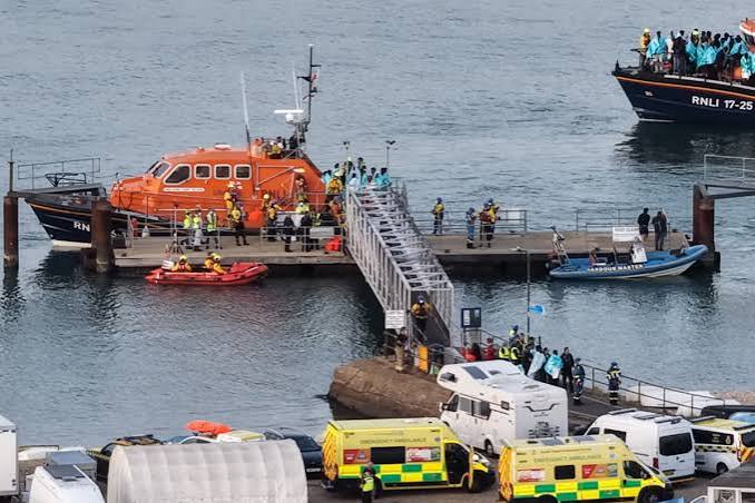 RNLI boat denied entry to ports and threatened with legal action after picking up 140 migrants in English Channel