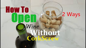 Ensure that you have gripped it tightly. How To Open Wine Without Cork Screw 2 Ways Youtube