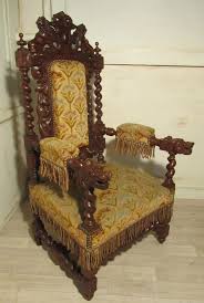 Stunning Victorian Gothic Carved Oak Throne Chair Chair Throne Chair Exclusive Furniture