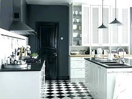 Imagine super clean, sharp lines, whites, blacks and grays, and very minimalist decor. Black And White Kitchen Tiles Design Mass Idea