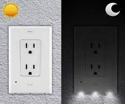 While those certainly make up most peoples' idea of a wall plate's wall plates serve the basic function of serving as an entrance into the wall for various cables and wires. China Outlet Wall Plate With Auto On Off Led Nightlights Socket Covers With Built In Sensors No Batteries No Wires Fast Install China Automatic Night Light Led Wall Night Light