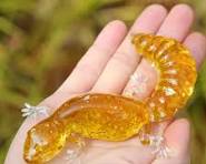 1pc resin crystal pebble lizard ornament desktop - Temu ...