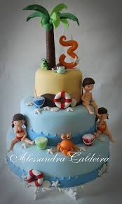 Pin Von Maya Bassan Auf Cakes Beach Pools Summertime Strand Kuchen Seemannstorte Themenbezogene Torten