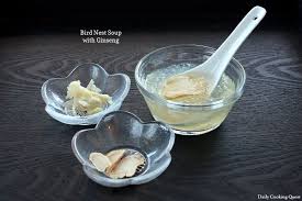 Bird Nest Soup With Gingseng Sweet Soup Chinese Cuisine Recipes Edible Bird S Nest